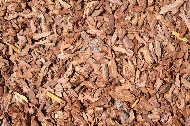 Mulching with Pine Bark